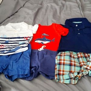 Carters Size 6 month Boy outfit bundle